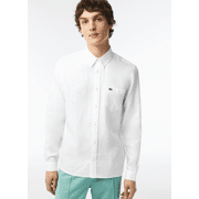 Lacoste - B11HC2 Men's L/S woven shirt 01 - Linnen Hemd